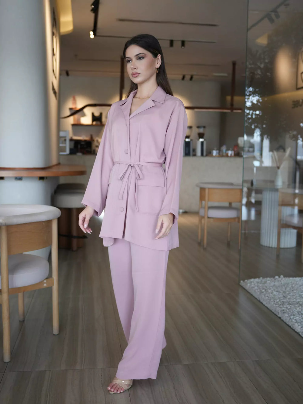 Puce Co Ord Set