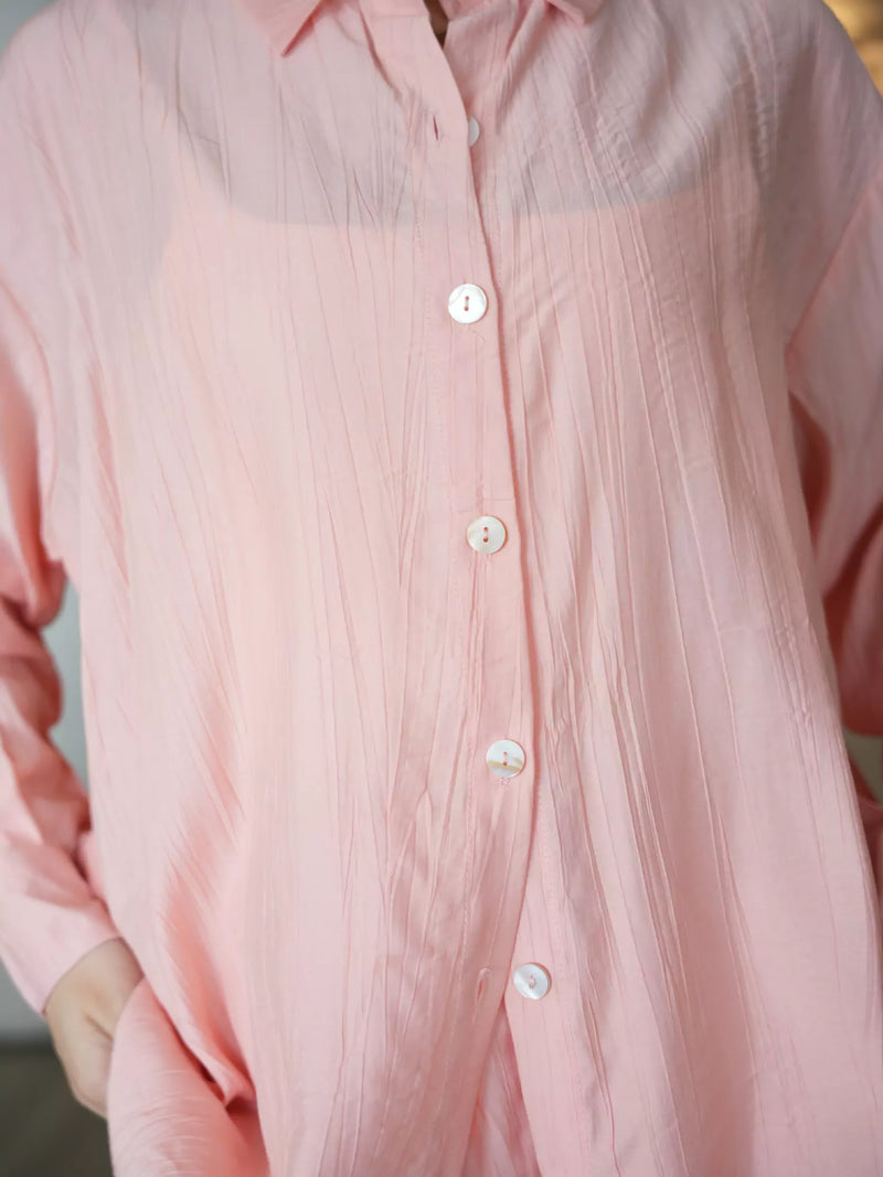 Freedom Pink Button Down Shirt