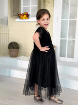 Mini Whimsical Dress In Black
