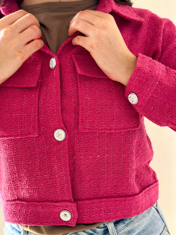 Pink Tweed Jacket