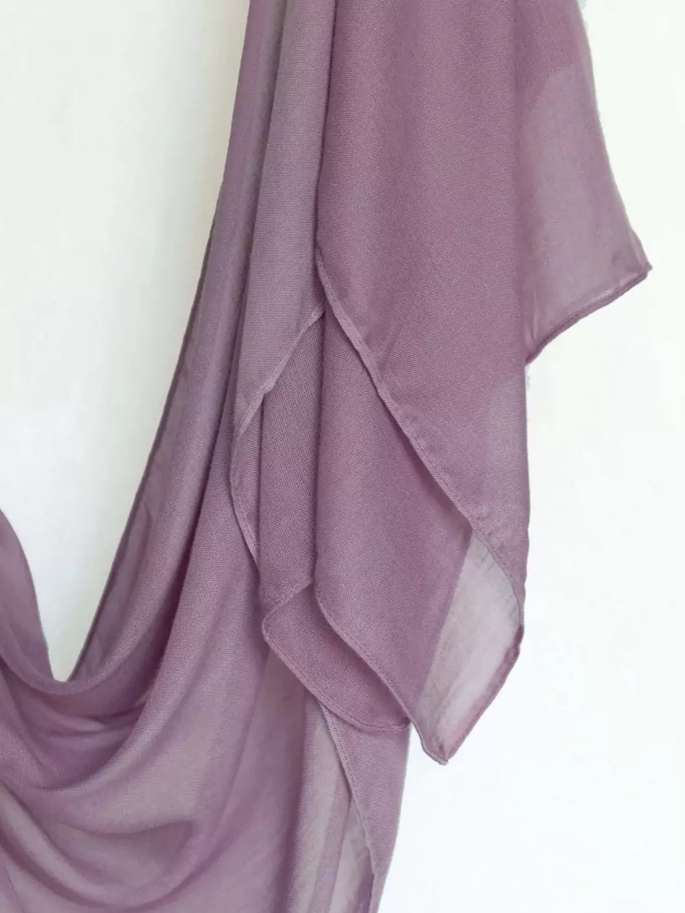 Breathable Soft Lilac Modal Hijab