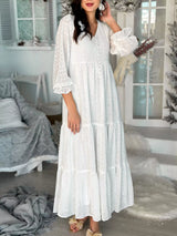 White Cedar Cutwork Dress