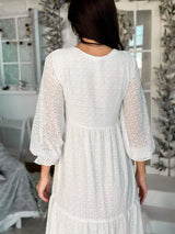White Cedar Cutwork Dress