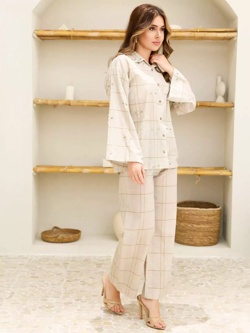 Crayon Embellished Co Ord Set