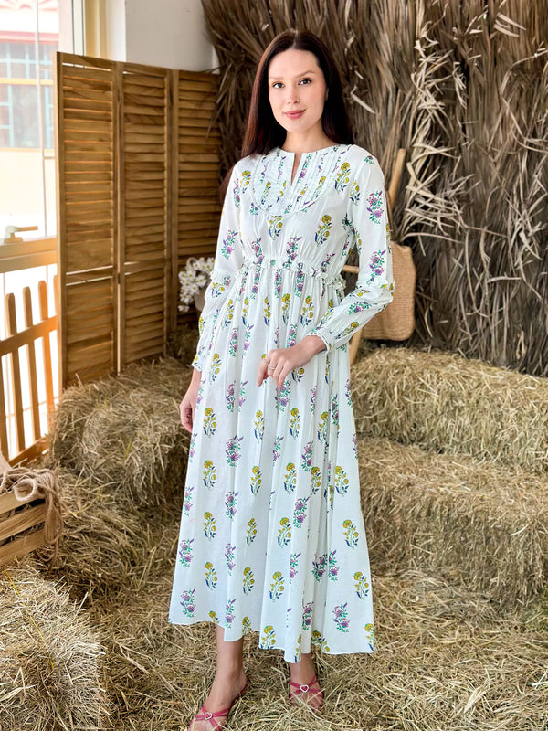 Marigold Cotton Summer Dress