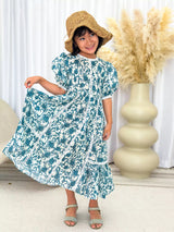 Mini French Flora Lace Long Dress