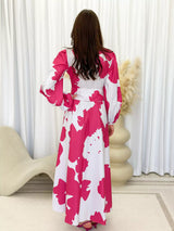 Cotton Candy Long Dress - Pink