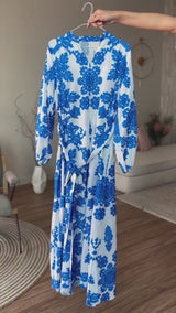 Demir Blue Long Dress