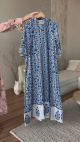 Afina Blue Floral Dress