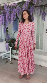 Primrose Long Floral Dress
