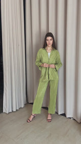 Beca Pleated Co-Ord Set In Green