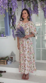 Odessa Dress In Spring Floral