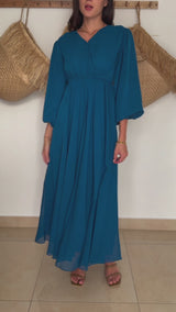 Azul Blue Long Dress