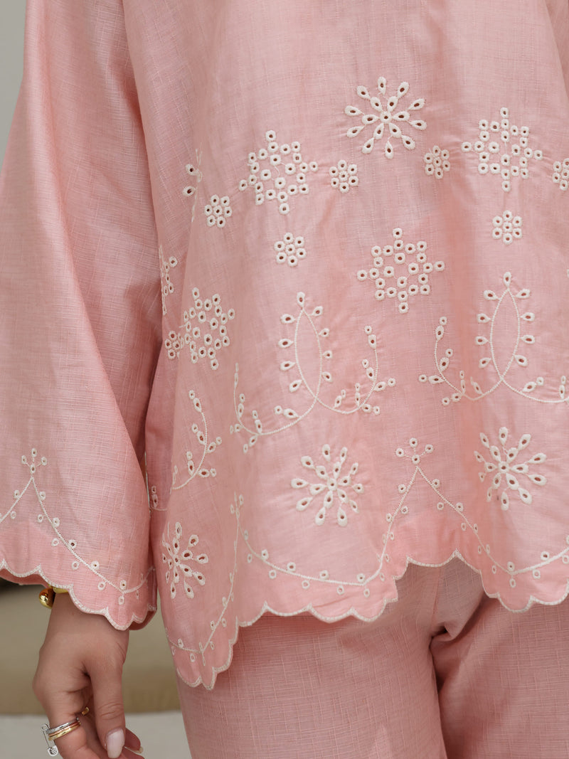 Coraly Cutwork Co Ord Set
