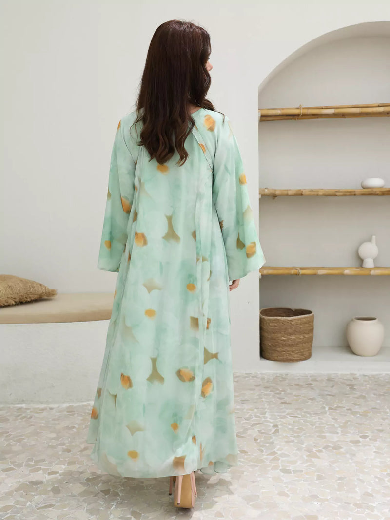 Karlie Printed Long Dress