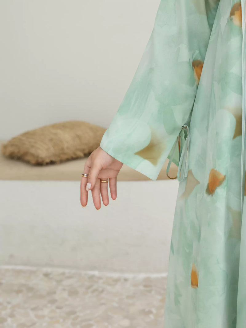 Karlie Printed Long Dress
