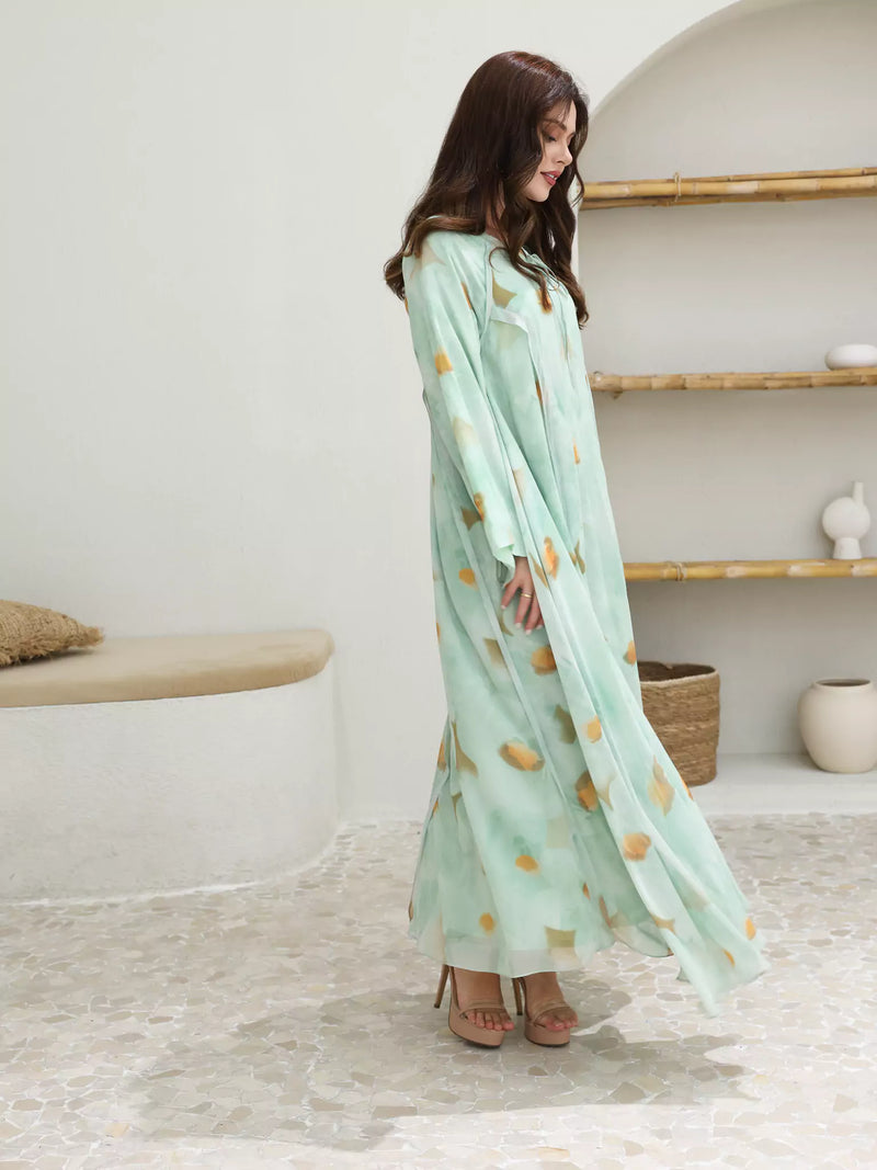 Karlie Printed Long Dress