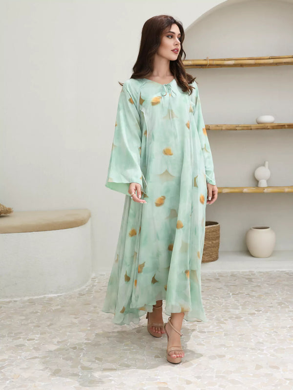 Karlie Printed Long Dress