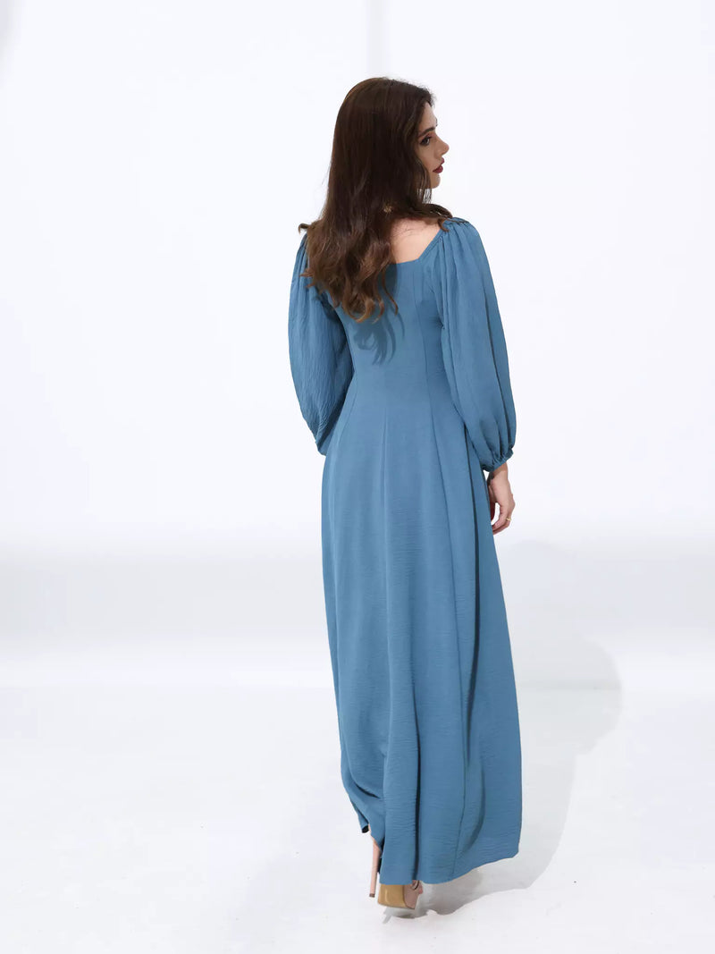 Plumpet Blue Long Dress