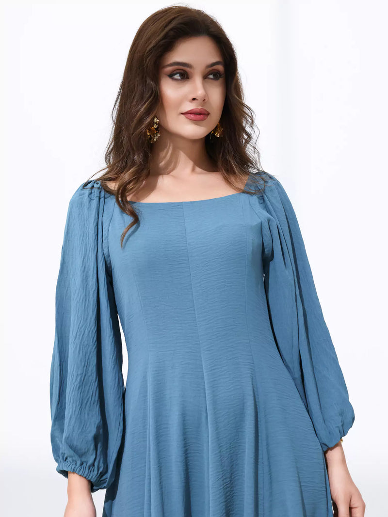 Plumpet Blue Long Dress