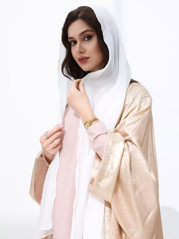 Glimmer White Hijab