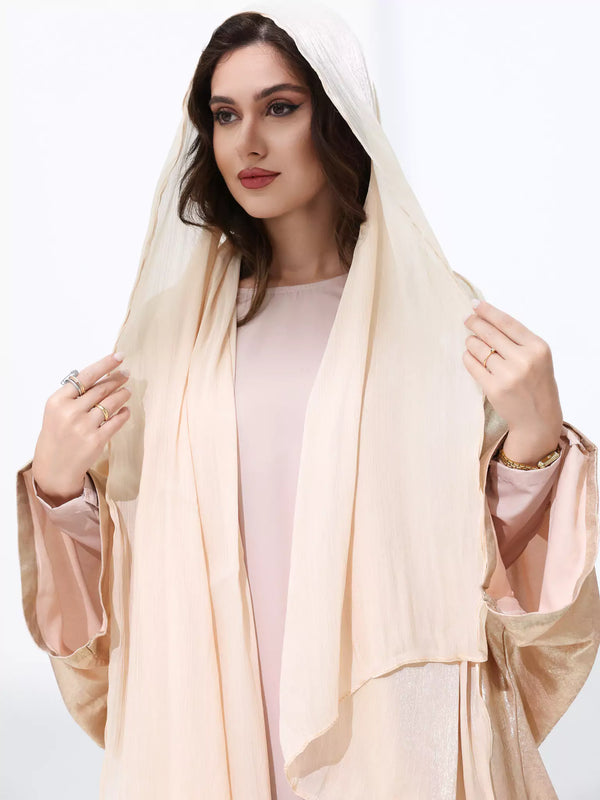 Glimmer Champagne Hijab