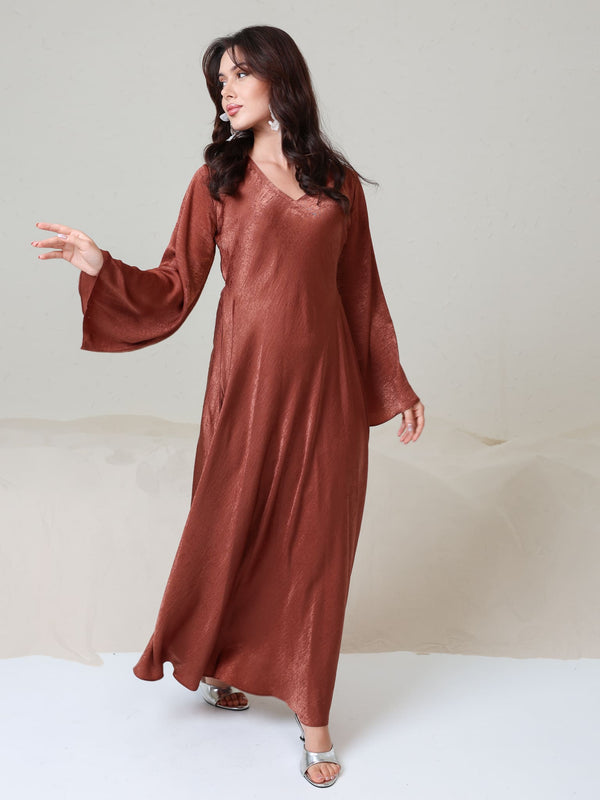 Juni Desert Soft Silk Dress