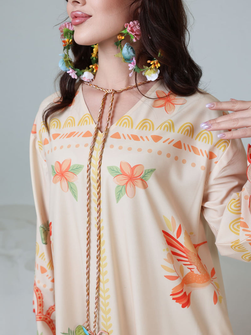 Ellery Coconut Printed Long Tunic