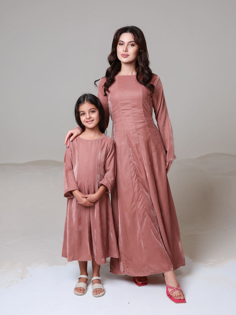 Jezebel Velvet Panel Dress