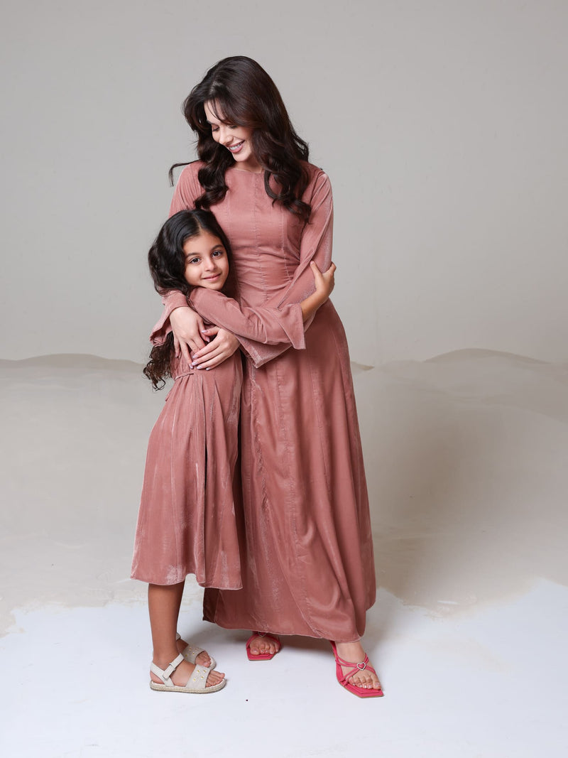 Jezebel Velvet Panel Dress