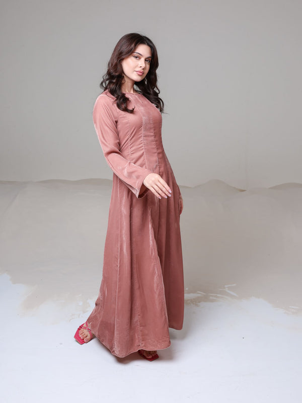 Jezebel Velvet Panel Dress