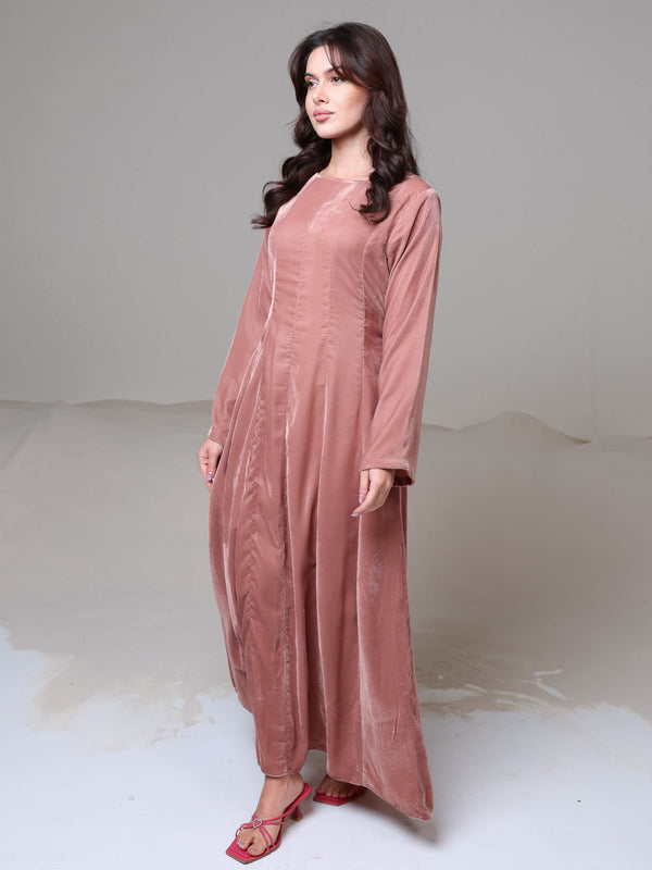 Jezebel Velvet Panel Dress