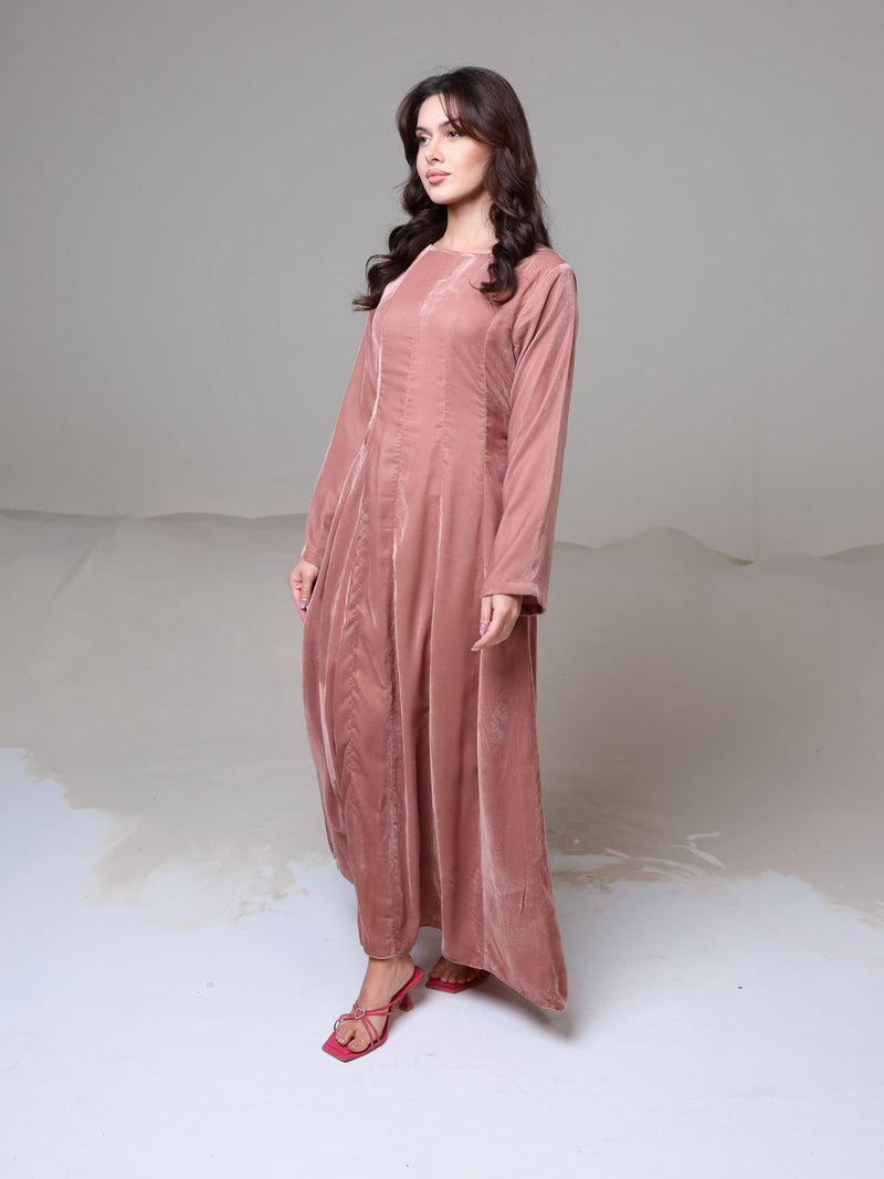 Jezebel Velvet Panel Dress