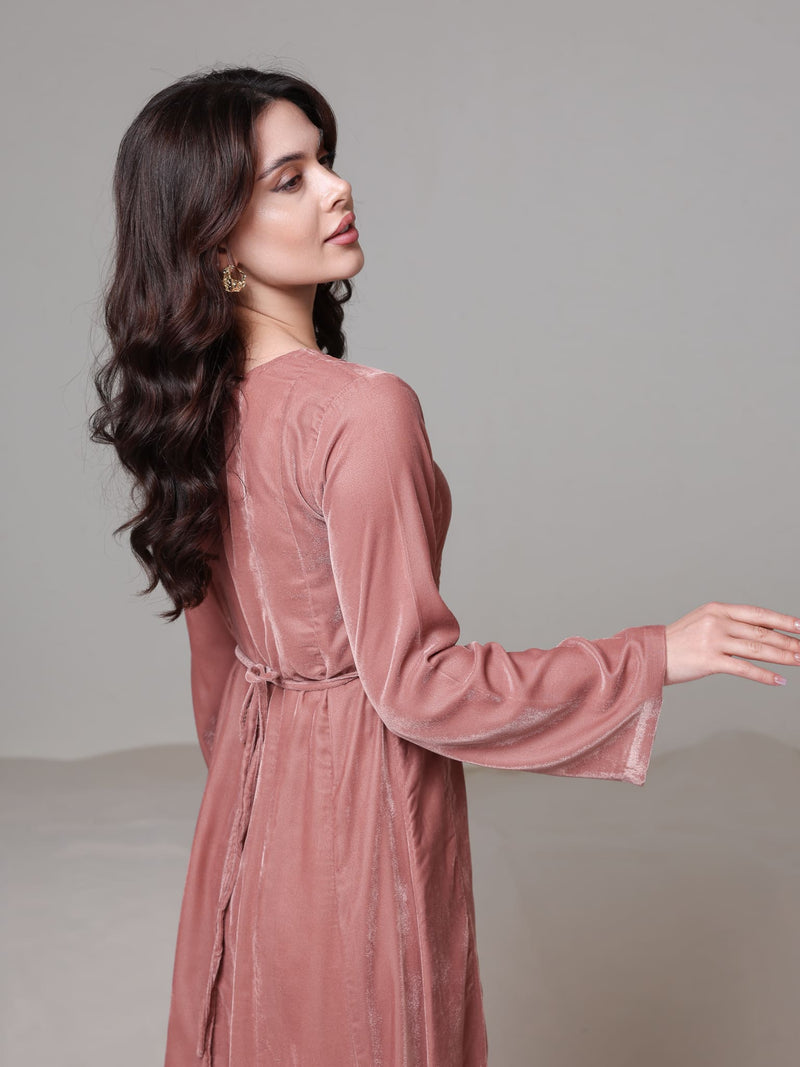 Jezebel Velvet Panel Dress