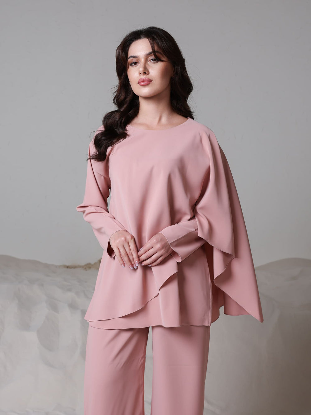 Bellamy Peach Overlap Shirt