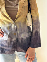 Dyed Linen Blazer Apparel & Accessories  - Sowears