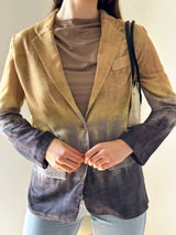 Dyed Linen Blazer Apparel & Accessories  - Sowears