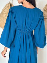 Azul Blue Long Dress  - Sowears