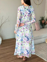 Bell Flower Long Dress  - Sowears