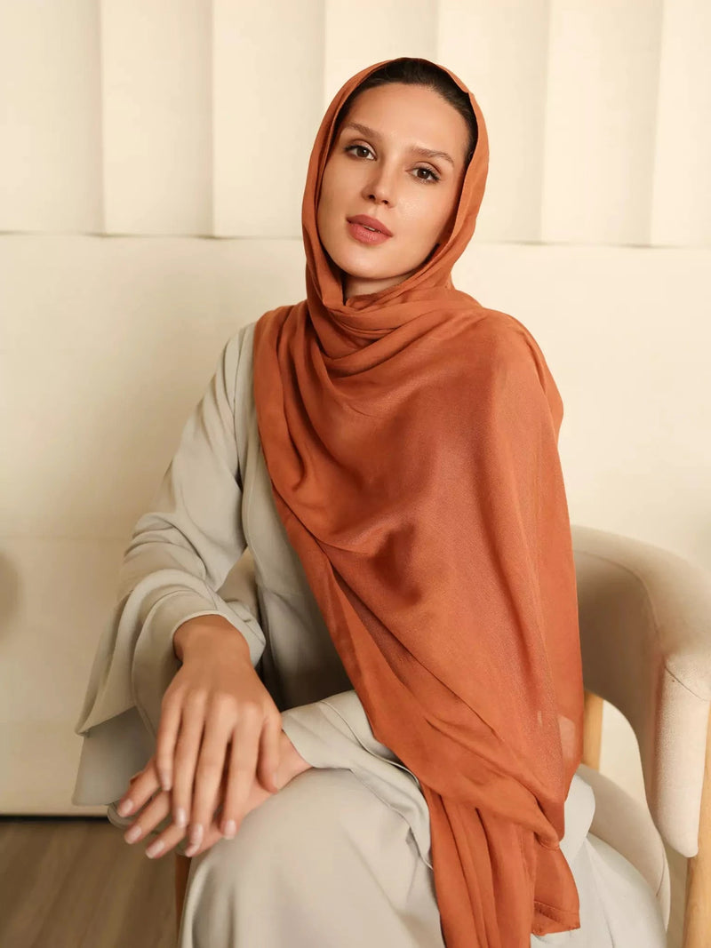 Breathable Soft Choco Modal Hijab  - Sowears