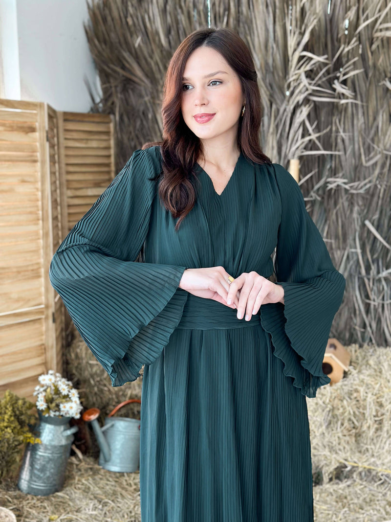 Freya Green pleated dress Dresses  - Sowears