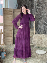 Plum Smock Dress  - Sowears