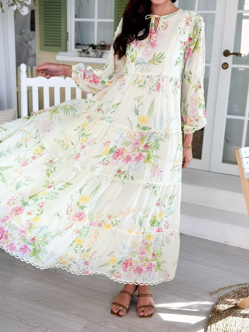 Savannah Floral Long Dress  - Sowears