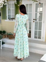 Sorrel Floral Long Dress  - Sowears