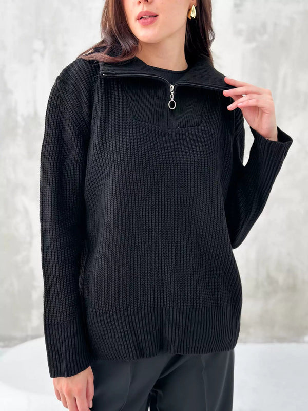 Nevermore Black Sweater sweater ONE SIZE  - Sowears