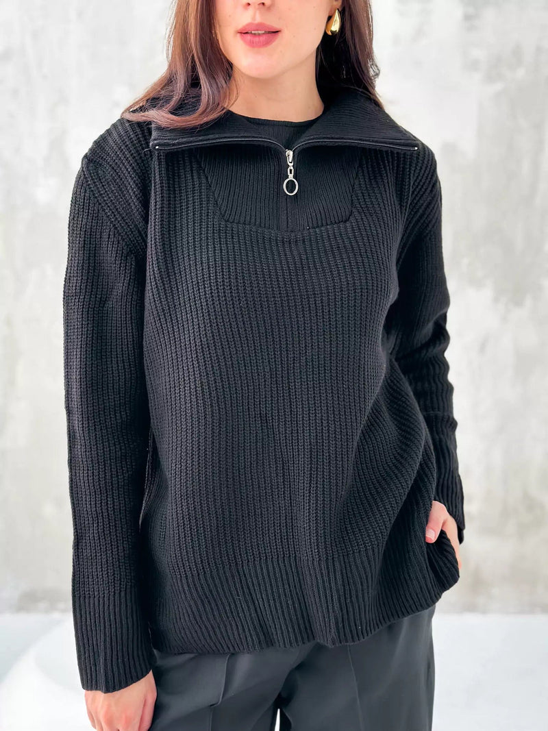 Nevermore Black Sweater sweater ONE SIZE  - Sowears