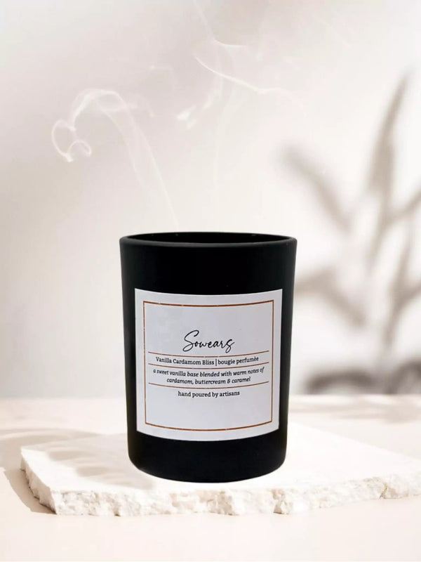 Vanila Cardamom Bliss Scented Candle  - Sowears