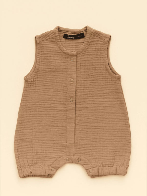 Mini Onesie Rua Beige Muslin