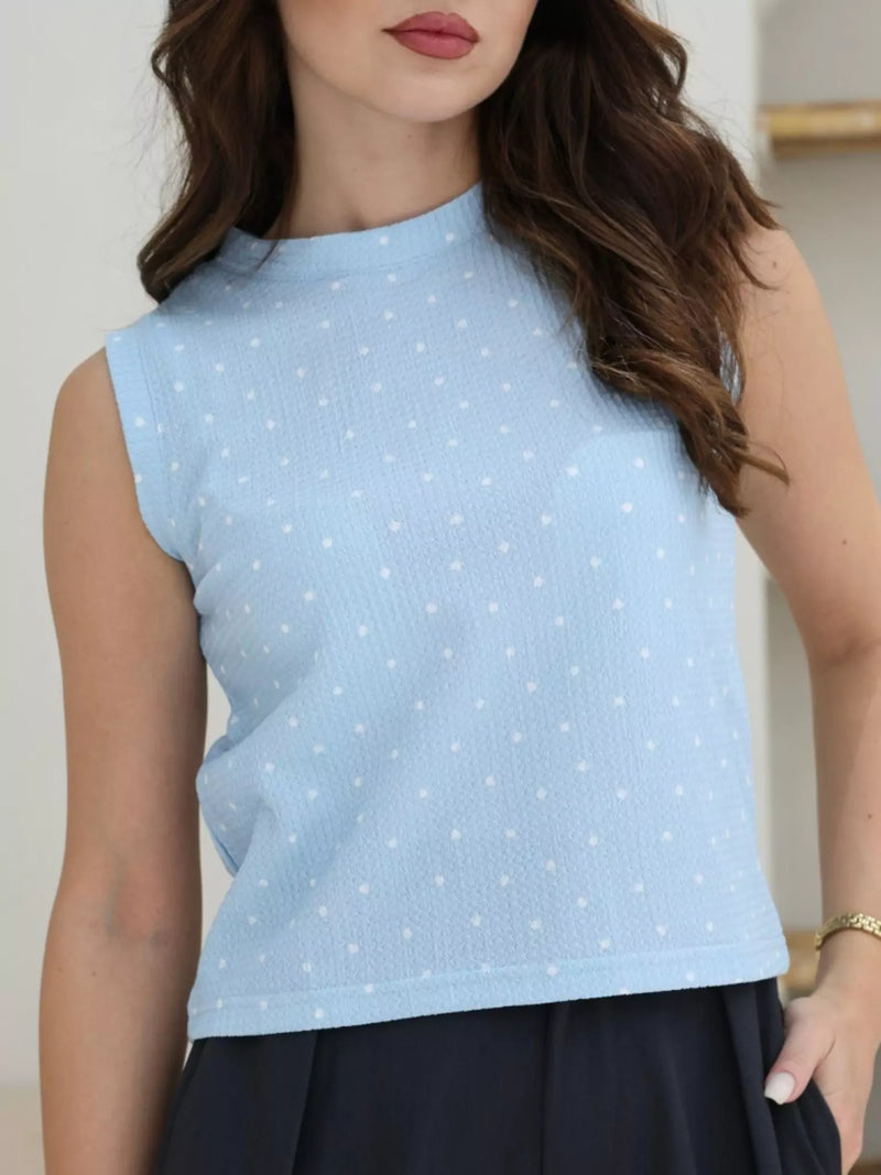 Swiss Blue Tank Top