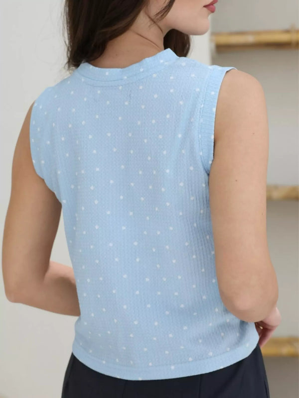 Swiss Blue Tank Top